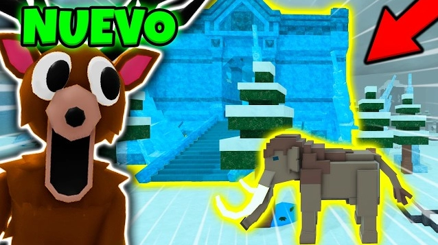 Bioma de nieve en 99 noches en el bosque