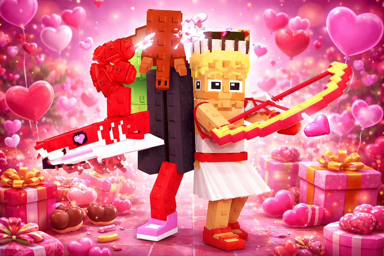 Brainrot Romantic Grande en Steal a Brainrot de San Valentin